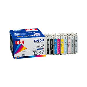 【純正品】 エプソン（EPSON） インクカートリッジ 9色パック 型番：IC9CL3337 単位：1箱（9色パック）