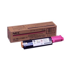 【純正品】 NEC トナーカートリッジ 大容量マゼンタ 型番：PR-L1700C-17 印字枚数：4000枚 単位：1個