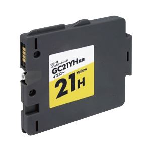 【純正品】 リコー（RICOH） インクカートリッジ イエロー 型番：GC21YH 単位：1個