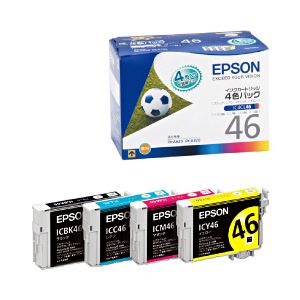 【純正品】 エプソン（EPSON） インクカートリッジ 4色セット 型番：IC4CL46 単位：1箱（4色セット）