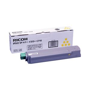 【純正品】 リコー（RICOH） トナーカートリッジ イエロー 型番：C710 印字枚数：6000枚 単位：1個