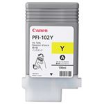 【純正品】 キャノン（Canon） インクカートリッジ イエロー 型番：PFI-102Y 単位：1個