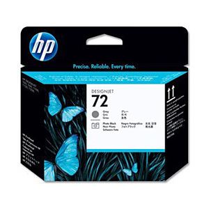 【純正品】 HP インクカートリッジ プリントヘッド グレー／フォトブラック 型番：C9380A（HP72） 単位：1個