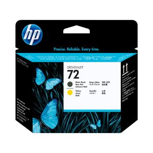 【純正品】 HP インクカートリッジ プリントヘッド マッドブラック／イエロー 型番：C9384A（HP72） 単位：1個