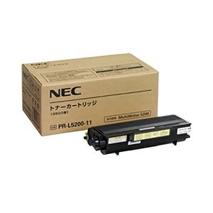【純正品】 NEC トナーカートリッジ 型番：PR-L5200-11 印字枚数：3500枚 単位：1個