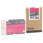 【純正品】 エプソン（EPSON） インクカートリッジ マゼンタ・Mサイズ 型番：ICM54M 単位：1個