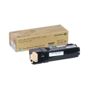 【純正品】 富士ゼロックス（XEROX） トナーカートリッジ シアン 型番：CT201087 印字枚数：2000枚 単位：1個