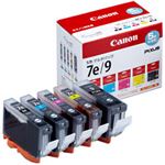 【純正品】 キャノン（Canon） インクカートリッジ 5色マルチパック 型番：BCI-7e9／5MP 単位：1箱（5色セット）