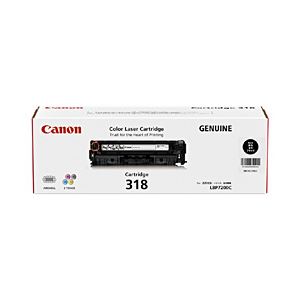 【純正品】 キャノン（Canon） トナーカートリッジ ブラック 型番：カートリッジ318（B） 単位：1個