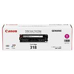 【純正品】 キャノン（Canon） トナーカートリッジ マゼンタ 型番：カートリッジ318（M） 単位：1個