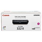 【純正品】 キャノン（Canon） トナーカートリッジ マゼンタ 型番：カートリッジ322II（M） 単位：1個