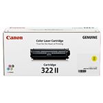 【純正品】 キャノン（Canon） トナーカートリッジ イエロー 型番：カートリッジ322II（Y） 単位：1個