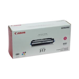 【純正品】 キャノン（Canon） トナーカートリッジ マゼンタ 型番：カートリッジ317（M） 印字枚数：4000枚 単位：1個