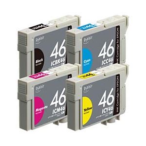 エプソン（EPSON） インクカートリッジ 4色セット 汎用 IC4CL46対応 単位：1箱（4色セット）