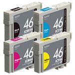 エプソン（EPSON） インクカートリッジ 4色セット 汎用 IC4CL46対応 単位：1箱（4色セット）