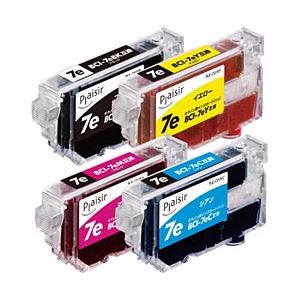 キャノン（Canon） インクカートリッジ 4色マルチパック 汎用 BCI-7e／4MP対応 単位：1箱（4色セット）