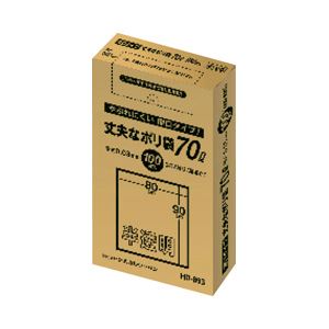 ケミカルジャパン 丈夫なポリ袋 半透明 70L