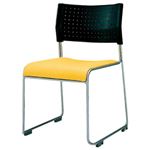 アイリスチトセ スタッキングチェア 4脚セット イエロー