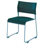 アイリスチトセ スタッキングチェア 4脚セット ブラック