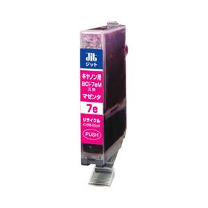 キャノン（Canon）プリンター対応 リサイクルインクカートリッジ 対応純正カートリッジ型番：BCI-7eM 色：マゼンタ 単位：1個