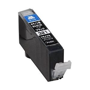 キャノン（Canon）プリンター対応 リサイクルインクカートリッジ 対応純正カートリッジ型番：BCI-321BK 色：ブラック 単位：1個