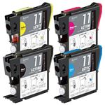 ブラザー工業（BROTHER） インクカートリッジ 4色セット 汎用 LC11-4PK対応 単位：1個