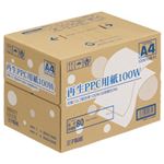 【まとめ買い】王子製紙 再生PPC用紙100W A4（箱） 1箱（500枚×5冊）
