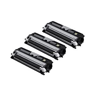 【純正品】 コニカミノルタ トナーカートリッジ 大容量ブラック 型番：TVP1600K 印字枚数：2500枚×3個 単位：1パック（3個入）