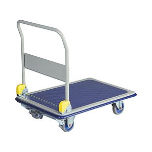 金沢車輌 ブレーキ付スチール台車 耐荷重：300kg 1台