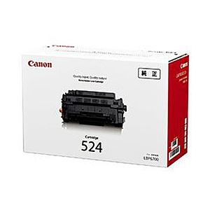 【純正品】 キャノン（Canon） トナーカートリッジ 型番：カートリッジ524 印字枚数：6000枚 単位：1個