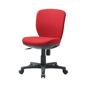 トヨスチール アドフィールチェア（ローバック） レッド（赤）