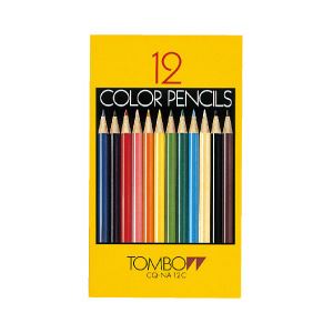 トンボ 色鉛筆セット 紙箱入・12色