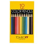トンボ 色鉛筆セット 紙箱入・12色