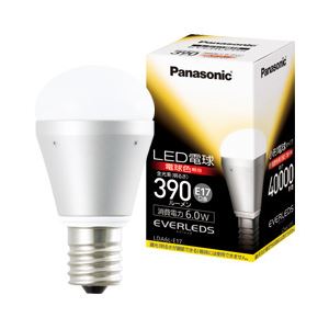 Panasonic(パナソニック) LED電球 EVERLEDS E17口金 25形・電球色・6.4W LDA6LE17
