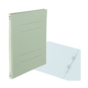 フラットファイル バインダー 100冊入 A4タテ グリーン