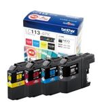 【純正品】 ブラザー工業（BROTHER） インクカートリッジ 4色セット 1箱（4色入） 型番：LC113-4PK