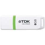 TDK USBメモリー ホワイト 8GB 1個 型番：UFD8GE-SLWHA