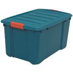 バックルBOX グリーン58L 幅44.5×奥行63.6×高さ35.5cm 1個 型番：NSK-700