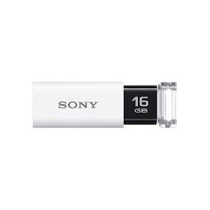ソニー USBメモリーTシリーズ ホワイト 16GB 1個 型番：USM16GU W