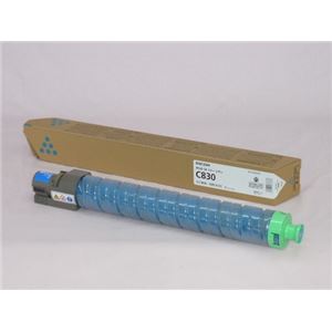 【純正品】 リコー（RICOH）対応 トナーカートリッジ シアン 印字枚数：12000枚 1個 型番：IPSiO SP トナー シアン C830