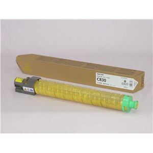 【純正品】 リコー（RICOH）対応 トナーカートリッジ イエロー 印字枚数：12000枚 1個 型番：IPSiO SP トナー イエロー C830