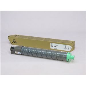 【純正品】 リコー（RICOH）対応 トナーカートリッジ ブラック 印字枚数：25000枚 1個 型番：IPSiO SP トナー ブラック C830H