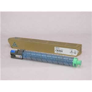 【純正品】 リコー（RICOH）対応 トナーカートリッジ シアン 印字枚数：20000枚 1個 型番：IPSiO SP トナー シアン C830H