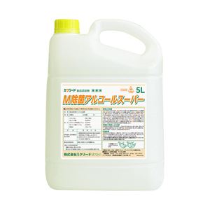 M除菌アルコールスーパー（アルコール除菌剤） 1本（5L）