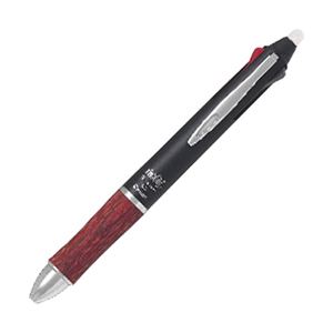 パイロット フリクションボール3 ウッド 0.5mm 軸色：ディープレッド インク：黒、赤、青 1本