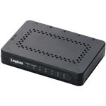 ELECOM（エレコム） 超小型1000BASE-T対応 スイッチングハブ ブラック LAN-GSW05PSBE 1個