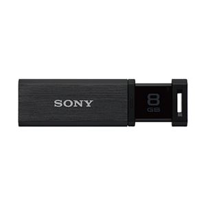 ソニー USBメモリ ポケットビットQX 8GB USM8GQX B ブラック 1個