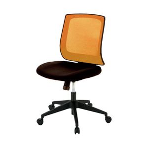 イトーキ メッシュチェアYE8 オレンジ YE8-OR 1脚