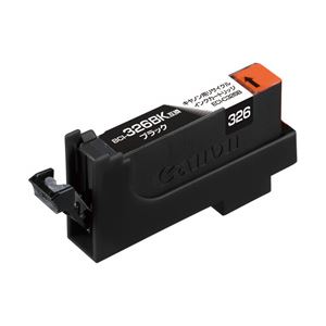 キャノン（Canon）プリンター対応 エコリカ リサイクルインクカートリッジ 対応純正カートリッジ型番：BCI-326BK 色：ブラック 単位：1個