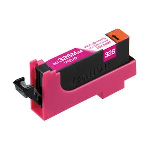キャノン（Canon）プリンター対応 エコリカ リサイクルインクカートリッジ 対応純正カートリッジ型番：BCI-326M 色：マゼンタ 単位：1個